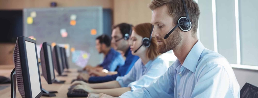 Professionals in call center